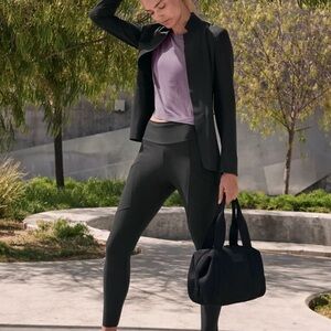 Athleta Stellar City Tight Black Leggings Size 8